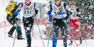 Eve-Ondine Duchaufour (SC Grandvaux) et Gaelle Berney (Bois d'Amont)